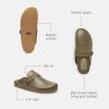 imageCoach Mens Blake Leather ClogArmy Green