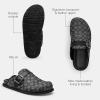 imageCoach Mens Buckle Clog in Signature Jacquard CharcoalBlack 7