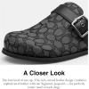 imageCoach Mens Buckle Clog in Signature Jacquard CharcoalBlack 7