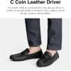 imageCoach Mens C Coin Leather Driver LoaferBlack