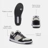 imageCoach Mens C201 Low Top SneakerBlackLight Grey