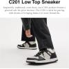 imageCoach Mens C201 Low Top SneakerBlackLight Grey
