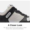 imageCoach Mens C201 Low Top SneakerBlackLight Grey