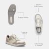 imageCoach Mens C201 Mixed Material SneakerChalkDove Grey