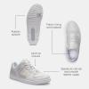 imageCoach Mens C201 Mixed Material SneakerOptic WhiteGrey