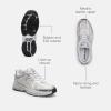 imageCoach Mens C301 Metallic SneakerOptical White