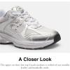 imageCoach Mens C301 Metallic SneakerOptical White