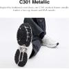 imageCoach Mens C301 Metallic SneakerOptical White