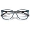 imageCoach Mens Hc6227u Universal Fit Square Prescription Eyewear FramesTransparent BlueDemo Lens