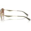 imageCoach Mens Hc7178 Aviator SunglassesSatin Light GoldOliveBrown Solid