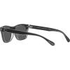 imageCoach Mens Hc8371u Universal Fit Square SunglassesBlackTransparent GreyGrey Solid