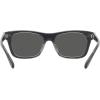 imageCoach Mens Hc8371u Universal Fit Square SunglassesBlackTransparent GreyGrey Solid