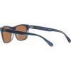 imageCoach Mens Hc8371u Universal Fit Square SunglassesDark Blue Light BlueBrown Solid