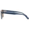 imageCoach Mens Hc8371u Universal Fit Square SunglassesDark Blue Light BlueBrown Solid