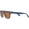 imageCoach Mens Hc8371u Universal Fit Square SunglassesDark Blue Light BlueBrown Solid