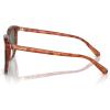 imageCoach Mens Hc8384u Universal Fit Square SunglassesCaramel TortoiseArmy Green Solid