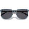 imageCoach Mens Hc8384u Universal Fit Square SunglassesTransparent BlueBlue Solid