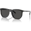 imageCoach Mens Hc8384u Universal Fit Square SunglassesTransparent Dark GreyGrey Solid