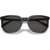 imageCoach Mens Hc8384u Universal Fit Square SunglassesTransparent Dark GreyGrey Solid