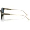 imageCoach Mens Hc8428u Universal Fit Round SunglassesTransparent OliveBlue Solid