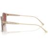 imageCoach Mens Hc8428u Universal Fit Round SunglassesTransparent SandWine Solid