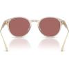 imageCoach Mens Hc8428u Universal Fit Round SunglassesTransparent SandWine Solid