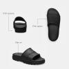 imageCoach Mens Jesse Rubber SlideBlack
