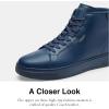 imageCoach Mens Line High Top SneakerDeep Blue