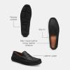 imageCoach Mens Luca Leather DriverBlack