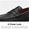 imageCoach Mens Luca Leather DriverBlack