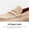 imageCoach Mens Luca Suede DriverTaupe
