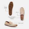 imageCoach Mens Luca Suede DriverTaupe