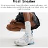 imageCoach Mens Mesh Sneaker CharcoalBlack 7