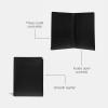 imageCoach Mens Passport Case in Refined Calf BlackBlack