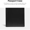 imageCoach Mens Passport Case in Refined Calf BlackBlack