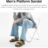 imageCoach Mens PlatformCharcoalBlack