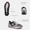 imageCoach Mens Runner SneakerBlackHeather Grey