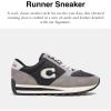 imageCoach Mens Runner SneakerBlackHeather Grey