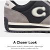 imageCoach Mens Runner SneakerBlackHeather Grey