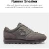 imageCoach Mens Runner SneakerCharcoal
