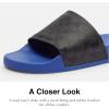 imageCoach Mens Signature Coated Canvas Pool SlideBlueberry