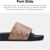 imageCoach Mens Signature Coated Canvas Pool SlideTan Signature