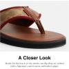 imageCoach Mens Signature Flip FlopTanSaddle