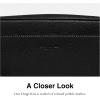 imageCoach Mens Travel Kit in Pebble Leather Black