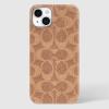 imageCoach Signature Canvas Slim Wrap iPhone 15 Plus Case Compatible with Wireless Charging  Signature CharcoalTan