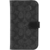 imageCoach Signature Canvas Slim Wrap iPhone 151413 Case Compatible with Wireless Charging  Signature CharcoalCharcoal Wallet