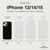 imageCoach Signature Canvas Slim Wrap iPhone 151413 Case Compatible with Wireless Charging  Signature CharcoalRepeat Rexy