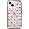 imageCoach Signature Canvas Slim Wrap iPhone 151413 Case Compatible with Wireless Charging  Signature CharcoalTea Rose