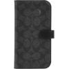imageCoach Signature Canvas Two Piece Detachable Wallet Folio iPhone 15 Pro Case Compatible with Wireless Charging  Signature CharcoalCharcoal Wallet