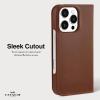 imageCoach Signature Canvas Two Piece Detachable Wallet Folio iPhone 15 Pro Case Compatible with Wireless Charging  Signature CharcoalHazelnut Wallet